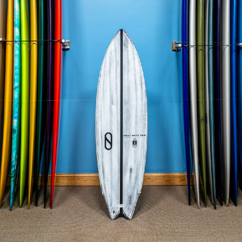 surf longboards with high-speed potential-Slater Designs Great White Twin Firewire Volcanic 5'9"