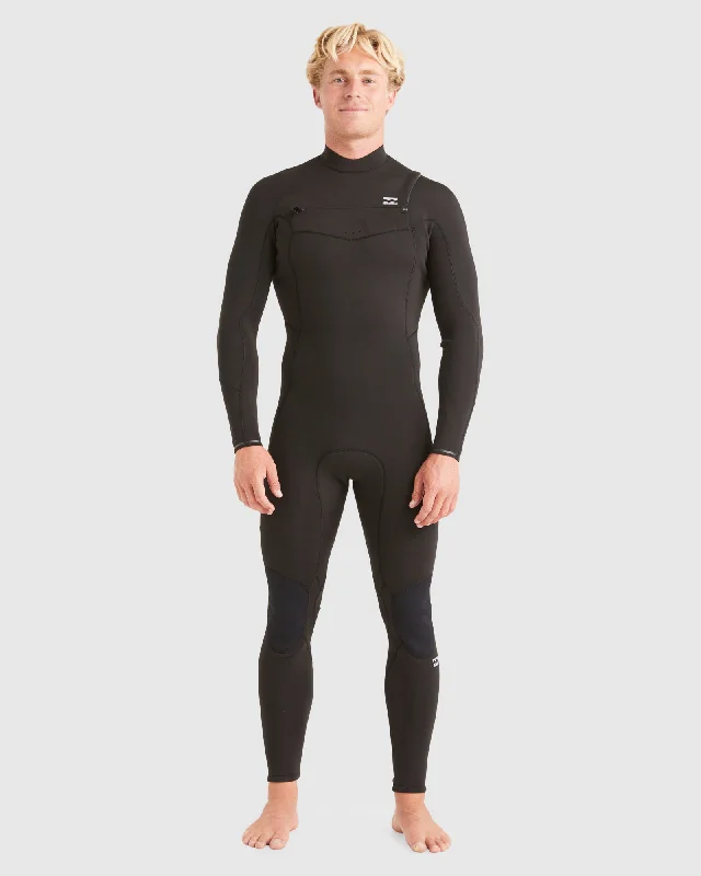 wetsuits with extra warmth for early morning dives-Mens 3/2mm Absolute Chest Zip GBS Wetsuit