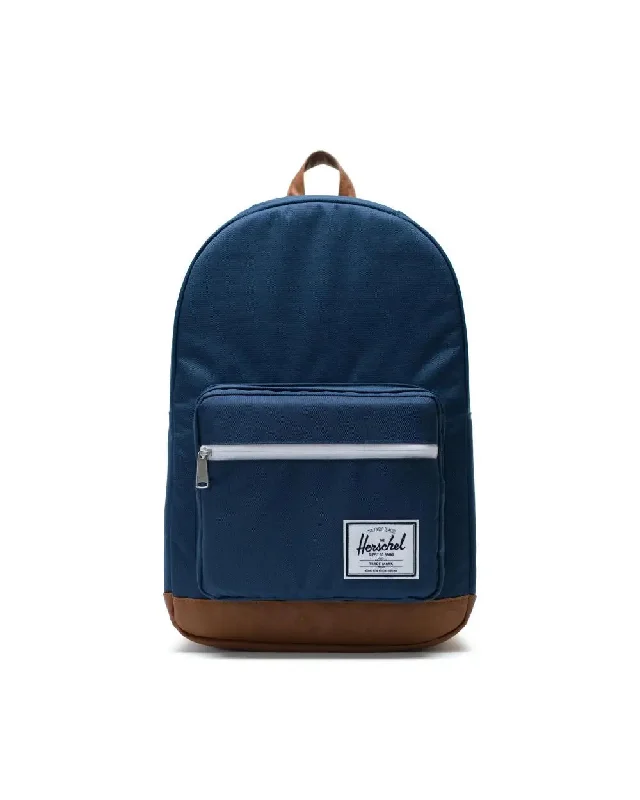 surfboards for controlled turns and carving-Herschel Pop Quiz Navy Backpack