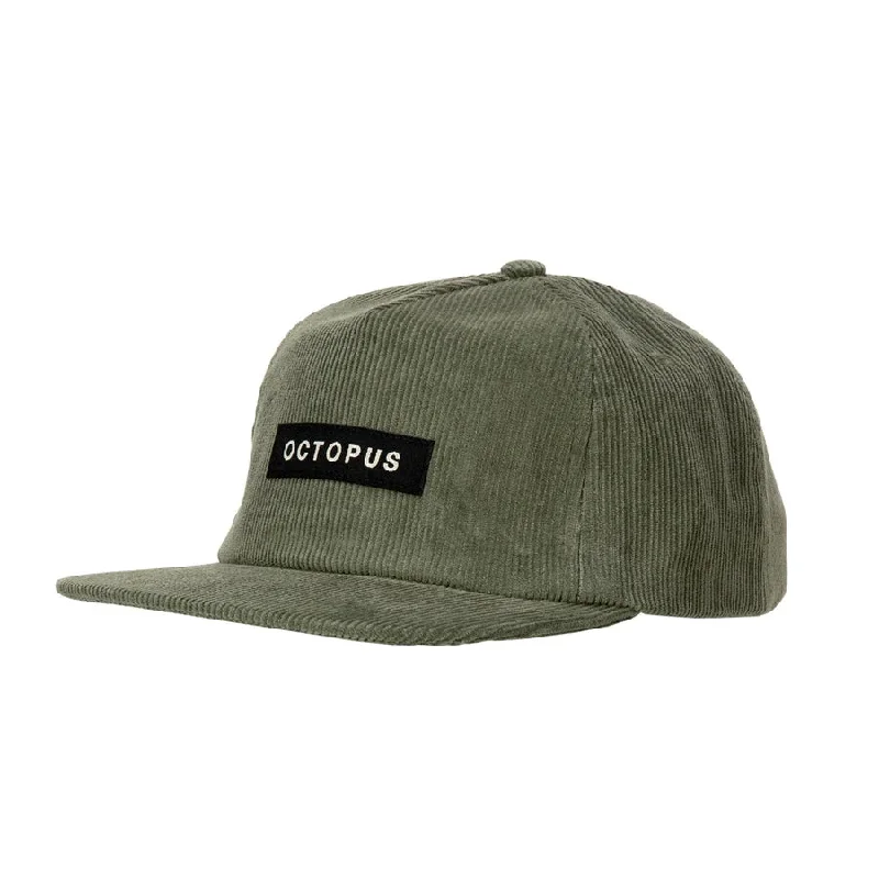 surfboards for easy transitions in changing surf conditions-Octopus Tab Corduroy Hat Olive