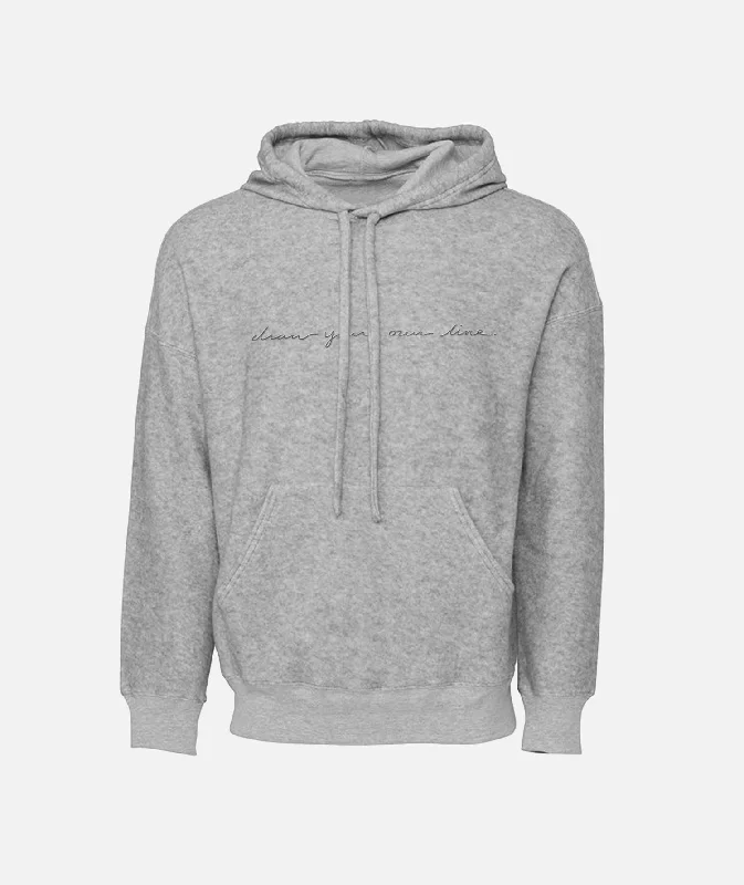 Scrawl Hoodie - Heather Grey