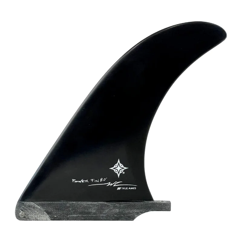 True Ames Wayne Rich Power Longboard Fin - 8"/Black