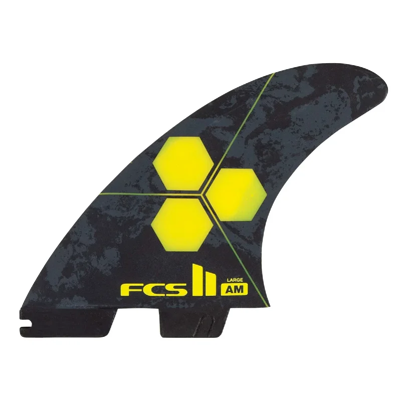 FCS II Channel Islands AM Performance Core Tri Surfboard Fins - Large/Yellow