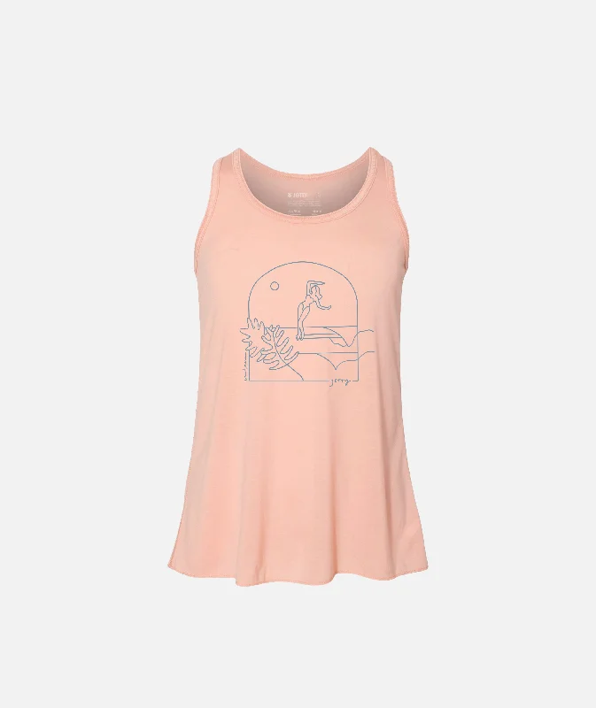 Grom Tidal Romance Tank - Peach