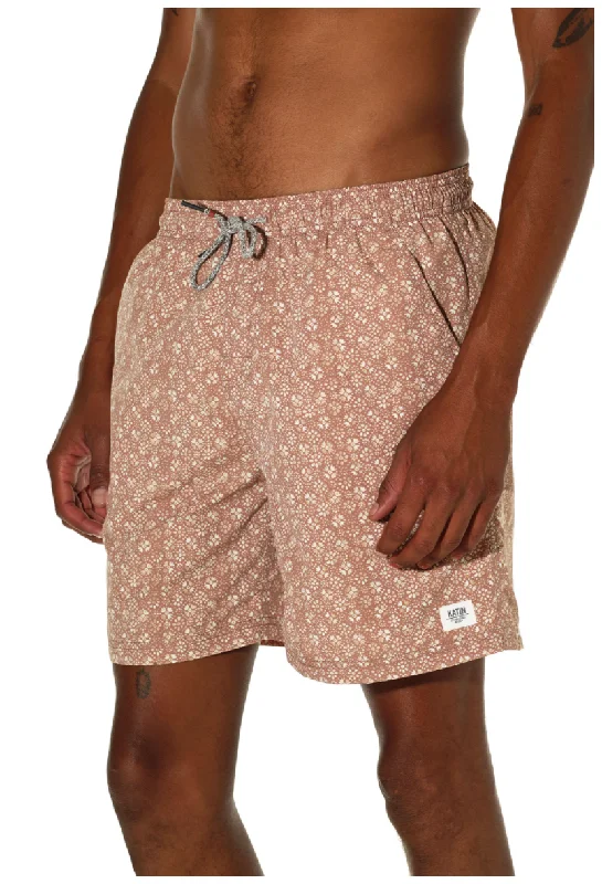 Katin Men's Walter Volley Elastic Swim Trunks