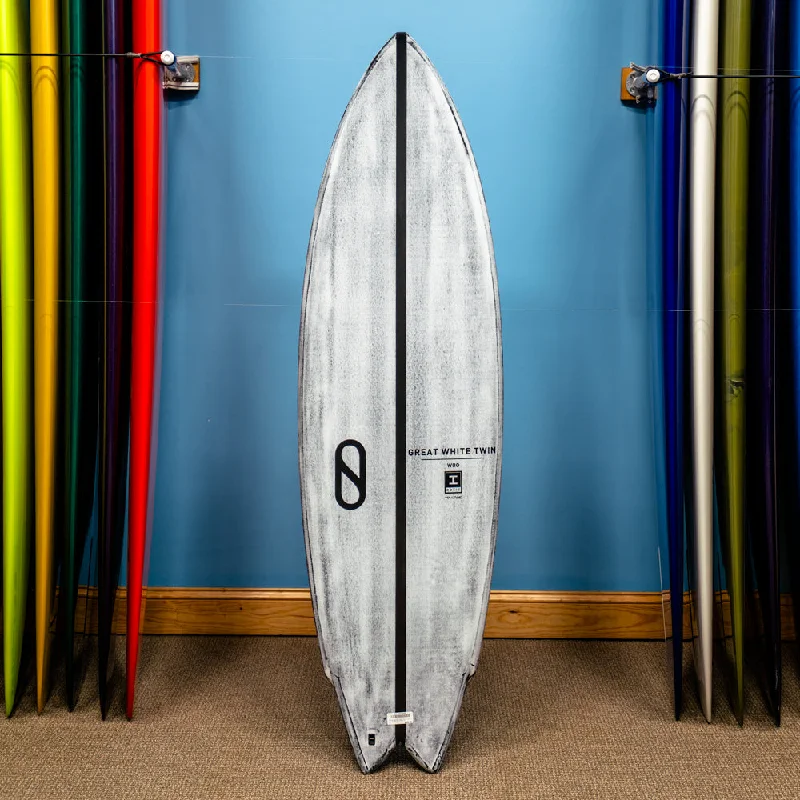 high-quality longboards with fiberglass construction-Slater Designs Great White Twin Firewire Volcanic 5'7"