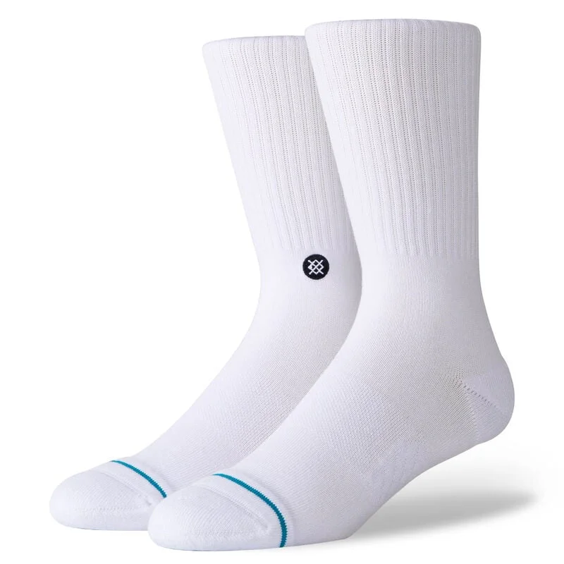 surfboards for smooth carving-Stance Icon Socks White/Black