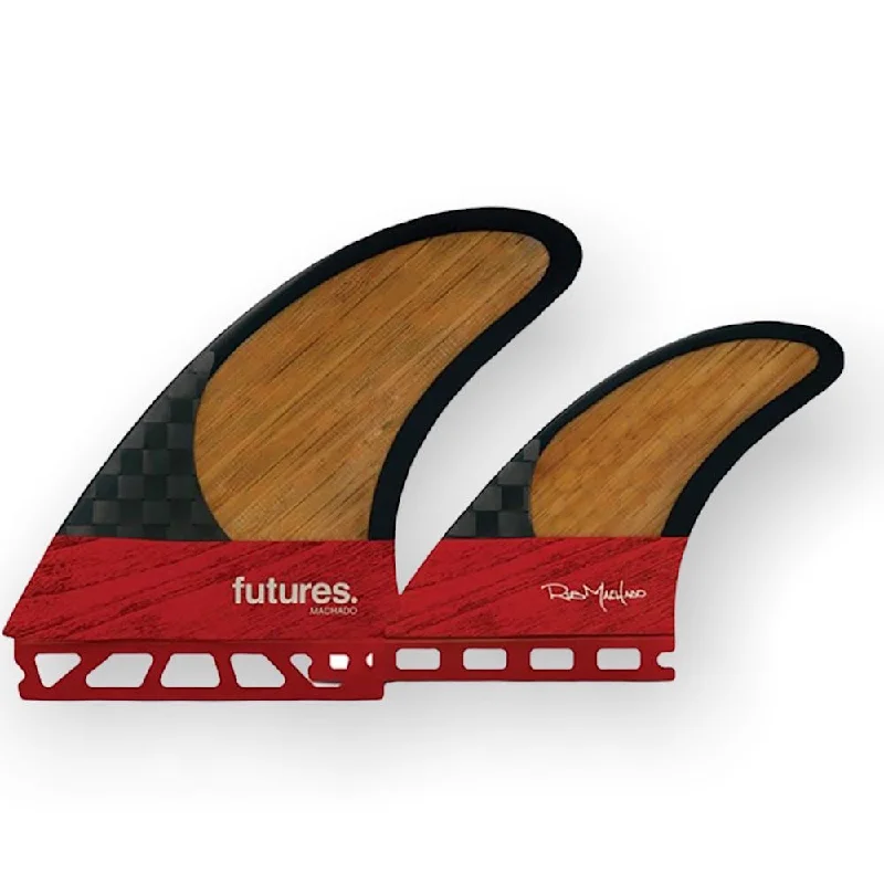 surfboards for consistent wave entry-Futures Machado Twin +1 Blackstix