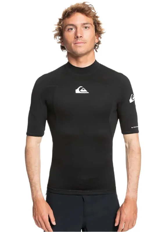 wetsuits for better body heat retention-Quiksilver Mens Prologue 1mm FL SS Wetsuit Jacket