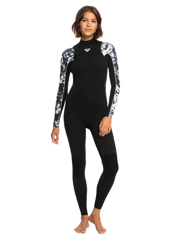 wetsuits for improved performance in water-Roxy Womens Elite XT 3/2mm GBS CZ Steamer Wetsuit