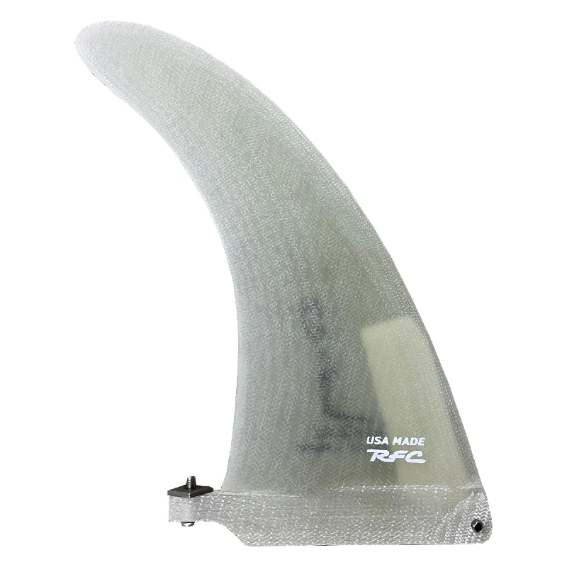 Rainbow Fin Co. Justin Quintal Flex Longboard Fin - 8.5"/Clear