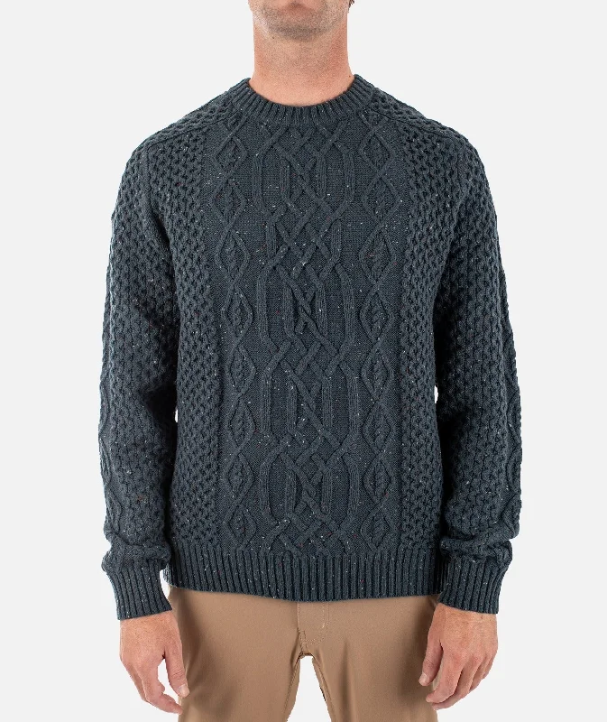 Angler Oystex Sweater - Navy