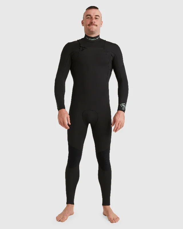 wetsuits with better fit for comfort-Mens 3/2mm Everyday Sessions Chest Zip Wetsuit