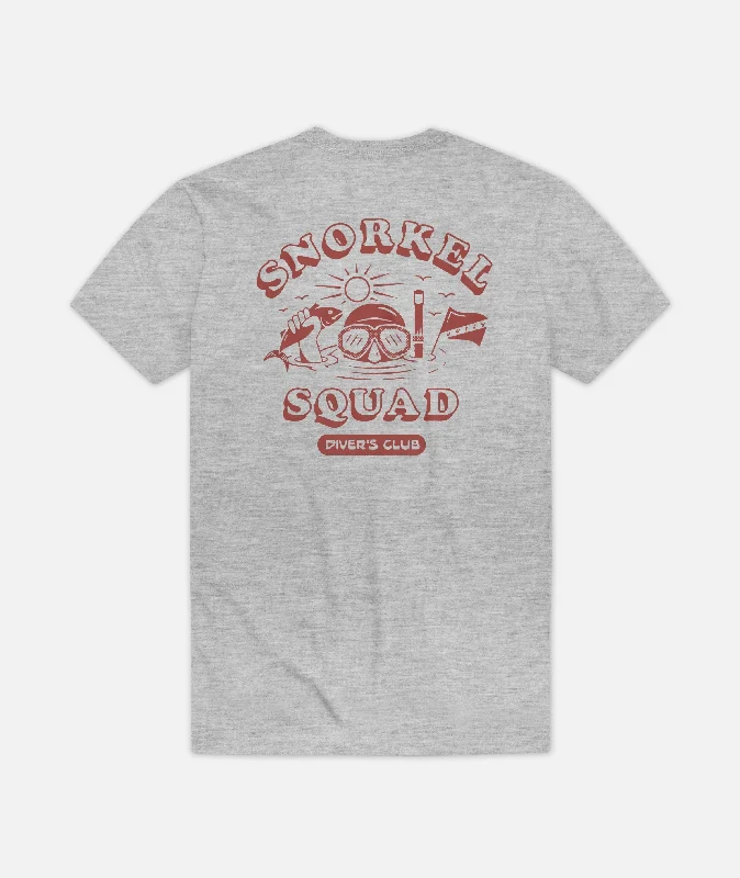 Grom Snorkel Squad Tee - Heather Grey