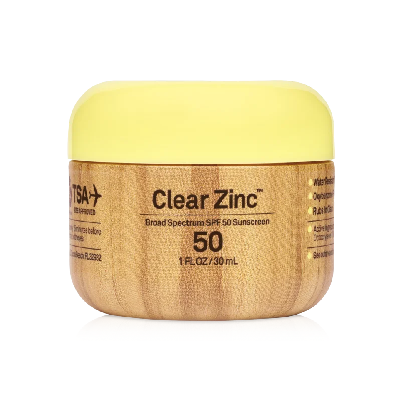 SUN BUM SPF 50 CLEAR ZINC 1 OZ