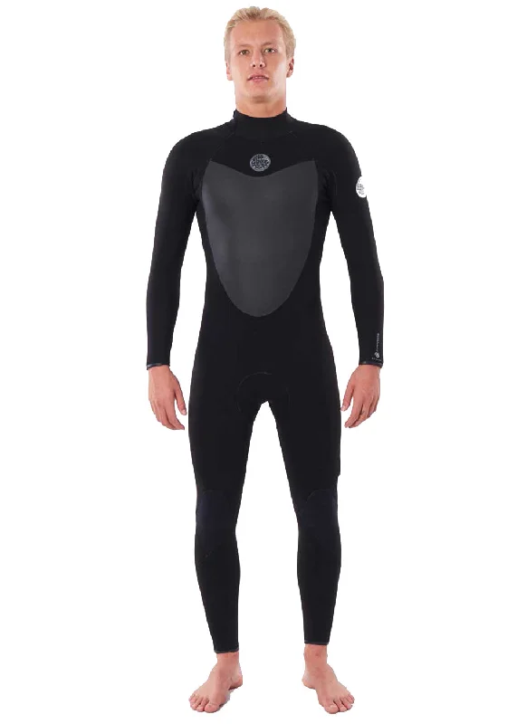 wetsuits for maximum flexibility-Rip Curl Flashbomb 3/2mm Back Zip Steamer Wetsuit