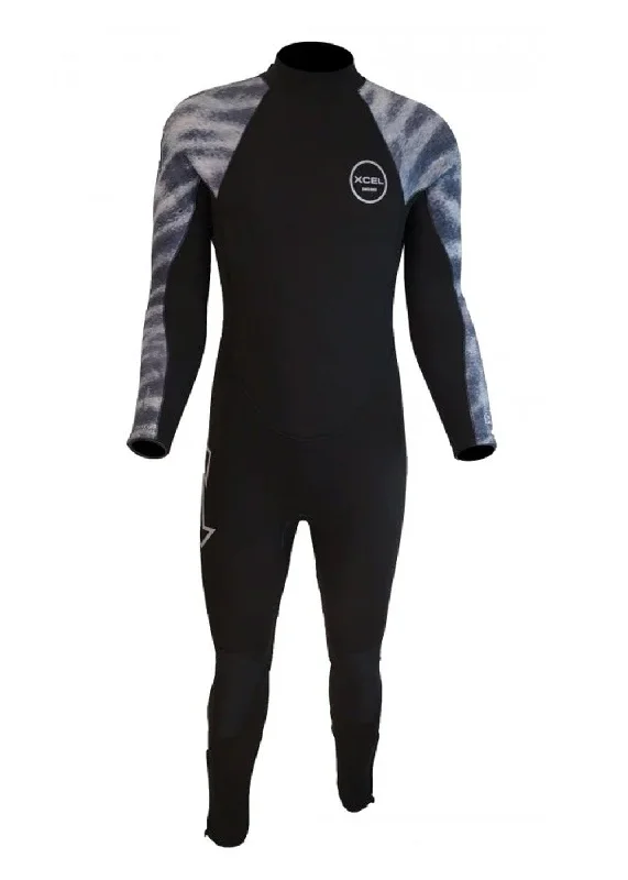 wetsuits for diving in colder temperatures-Xcel Mens Thermoflex 5mm Wetsuit