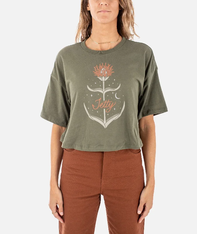 Nightbloom Tee - Military Green