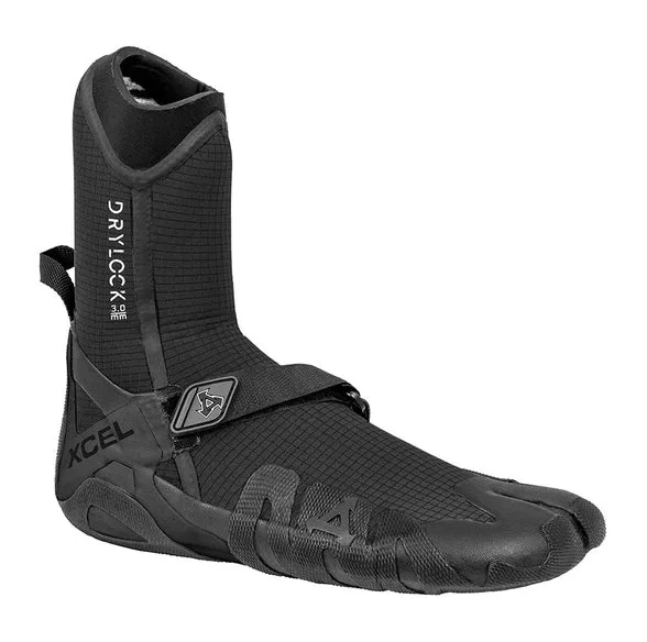 surfboards with reduced water drag for speed-Xcel Drylock 3mm Split Toe Booties