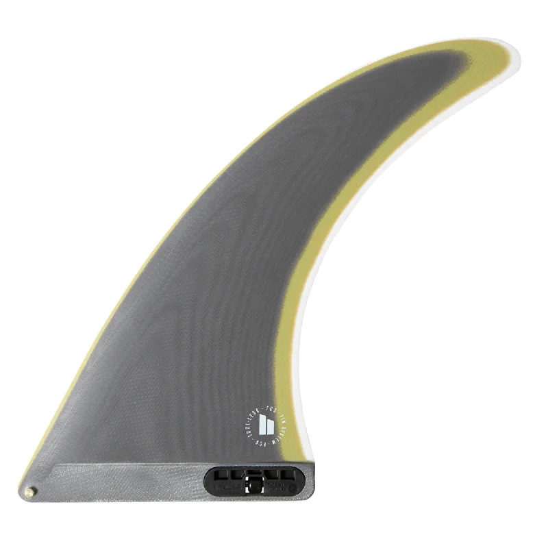 FCS II Clique Performance Glass Longboard Fin - 8"/Charcoal