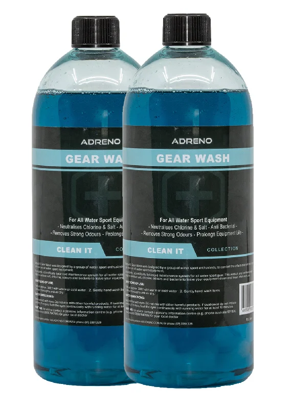 wetsuits for eco-conscious consumers-ADRENO Wetsuit/Gear Wash - 1L - Twin Pack