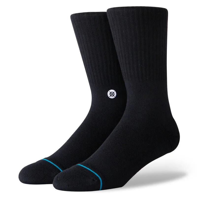 surfboards for high-speed rides-Stance Icon Socks Black/White