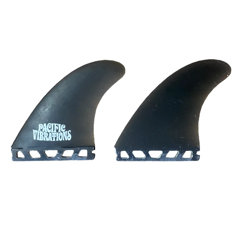 Pacific Vibrations Futures Twin Used Surfboard Fins - Large/Black