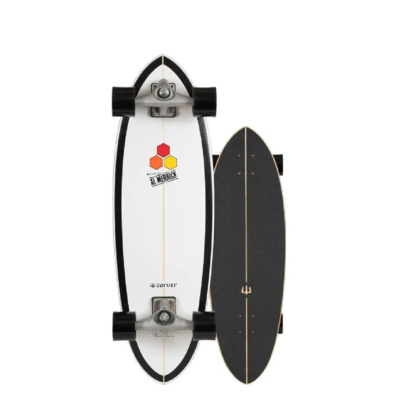 surfboards for deeper carves and maneuvers-Carver x CI Black Beauty 31.75"  CX Surfskate