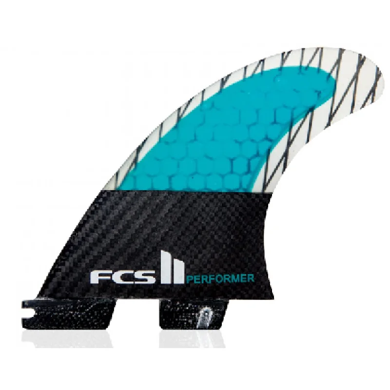 FCS II PERFORMER PC CARBON MED TRI FIN SET