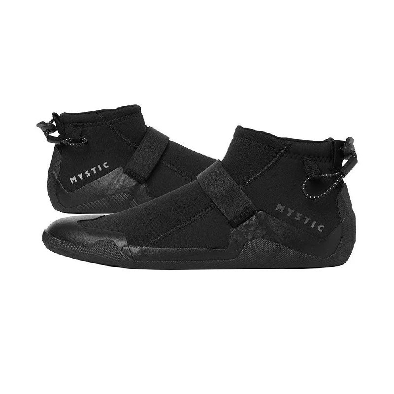 wetsuits for better movement in water-Mystic Ease Shoe 3mm Round Toe Wetsuit Boot