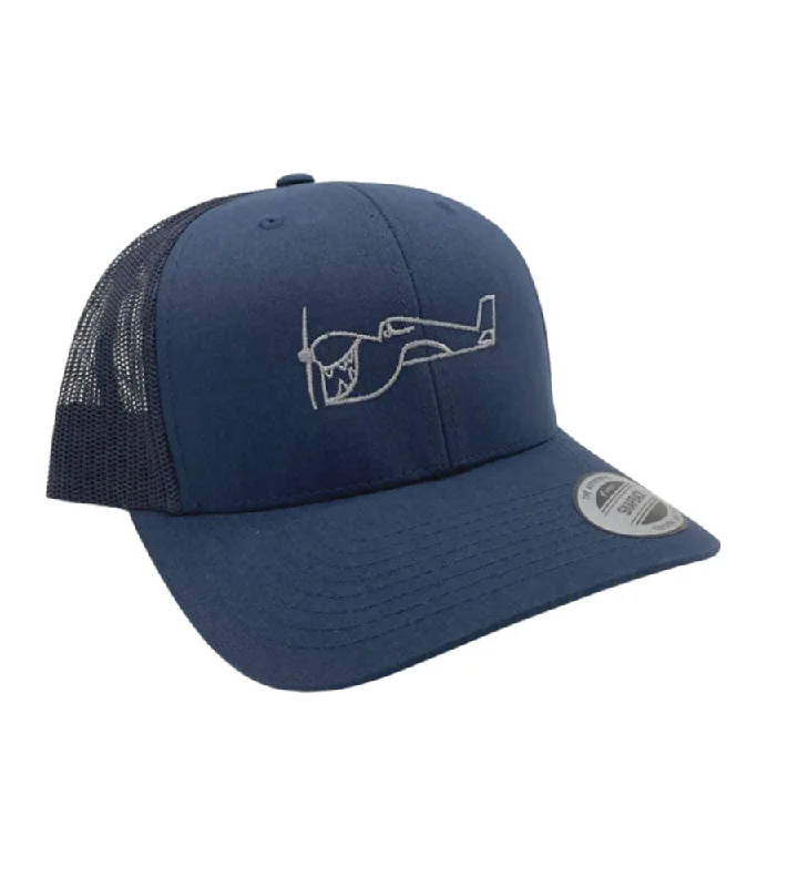 Greenough Airplane Snapback Navy