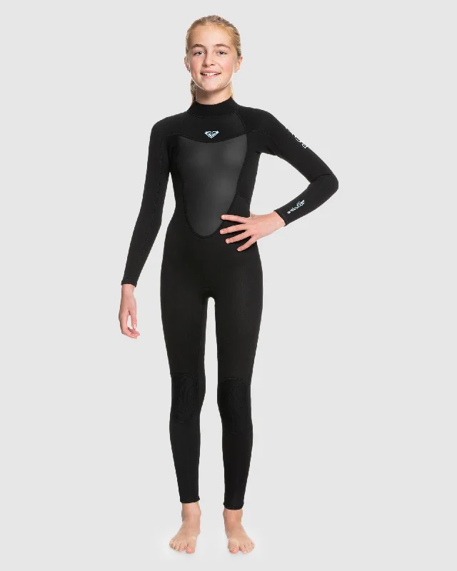 wetsuits for improved performance in water-Girls 8-16 4/3mm Prologue GBS Back Zip Wetsuit