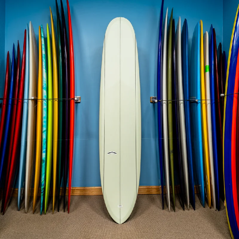 longboards for maximum wave control-CJ Nelson Paragon Thunderbolt Silver 9'3"