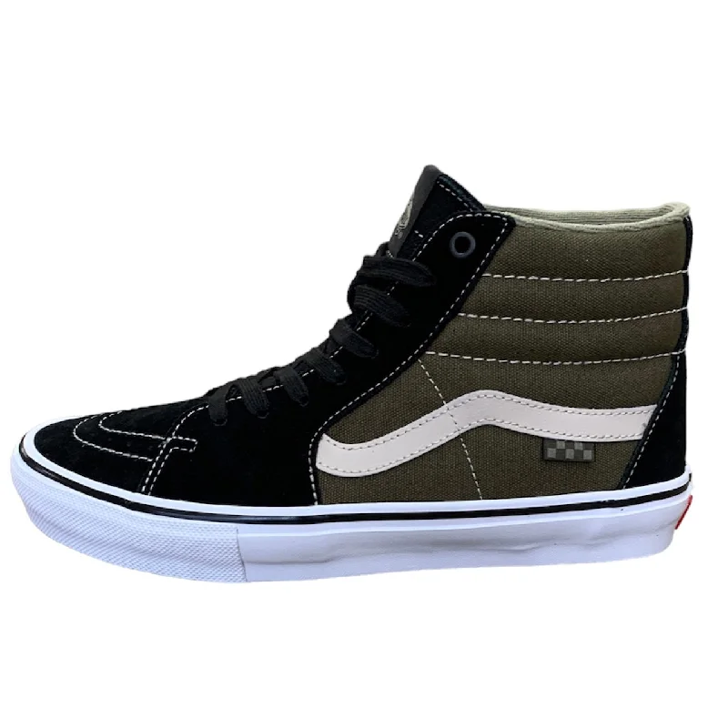 surfboards for longer rides in different wave conditions-Vans Skate Sk8-Hi Black/Olive