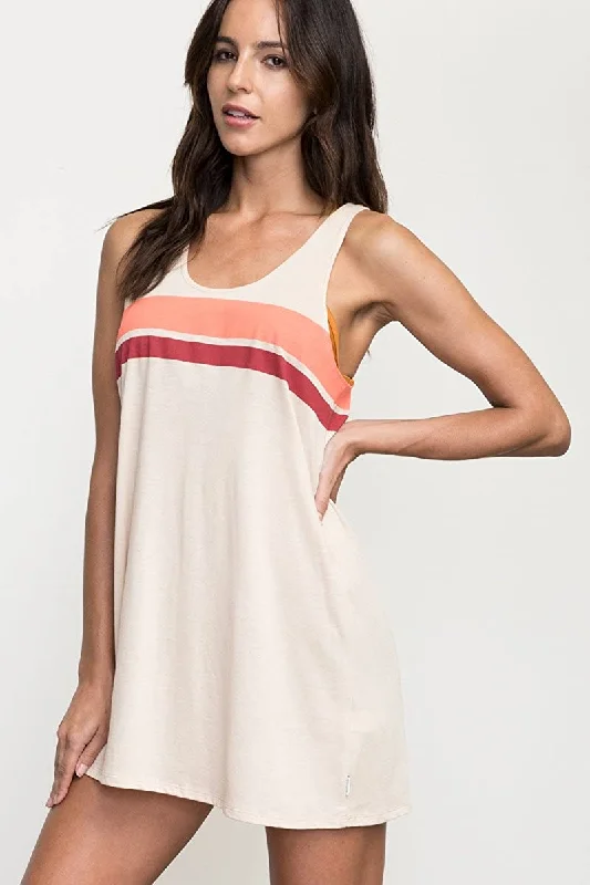 RVCA Womens Reunion Tank Dress Cover-Up