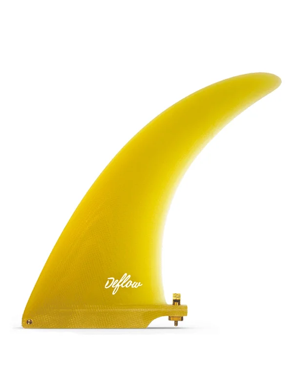 Deflow | 8.5" Midhull Single Fin Yellow