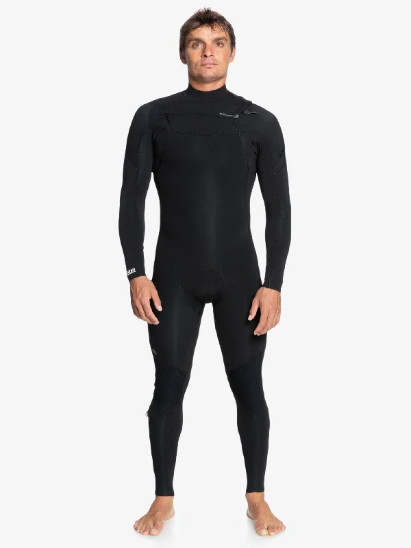 wetsuits for eco-conscious consumers-Mens 3/2mm Everyday Sessions Chest Zip Wetsuit