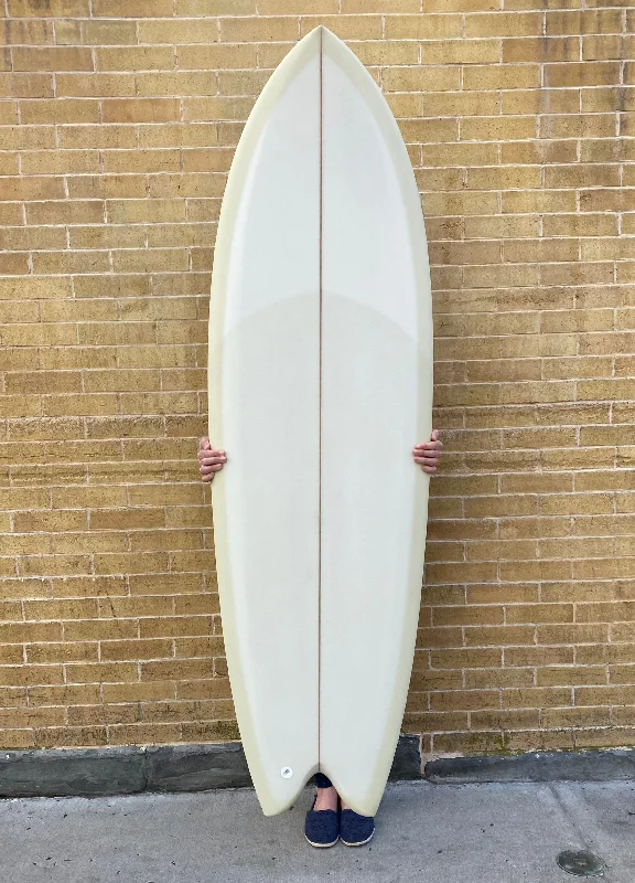 longboards with strong, flexible tails-5'9" Trimcraft Surfboards Will's Fish - Bone