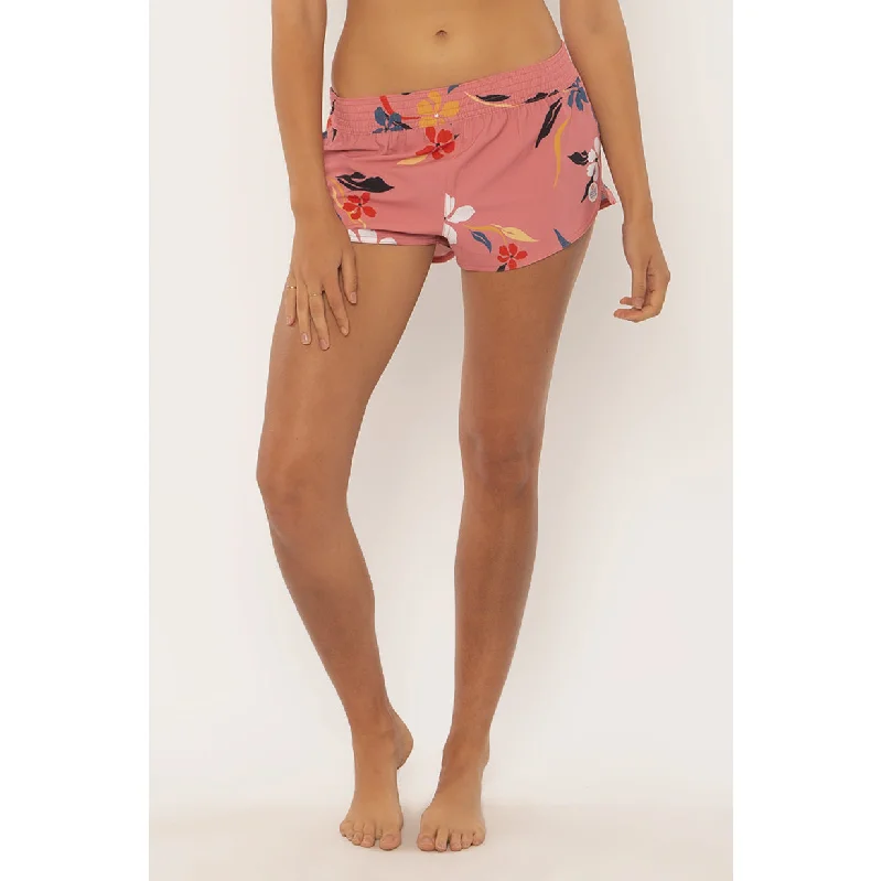 Sisstr - Women's Sweet Sol Pull On Boardshort - Desert Rose/ROS