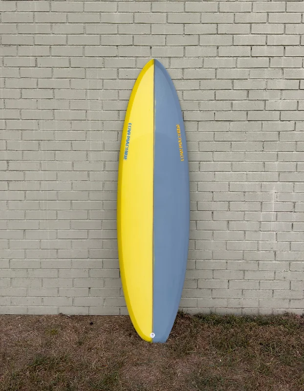 longboards with multi-layer construction for durability-5'10" Lovemachine Surfboards Satellite (Regular) - Split Lam