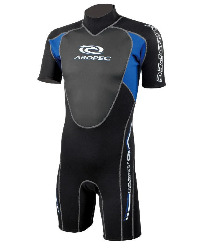 best wetsuits for open-water swimmers-Aropec Mens Surf Pro 2 3/2mm Spring Suit Wetsuit