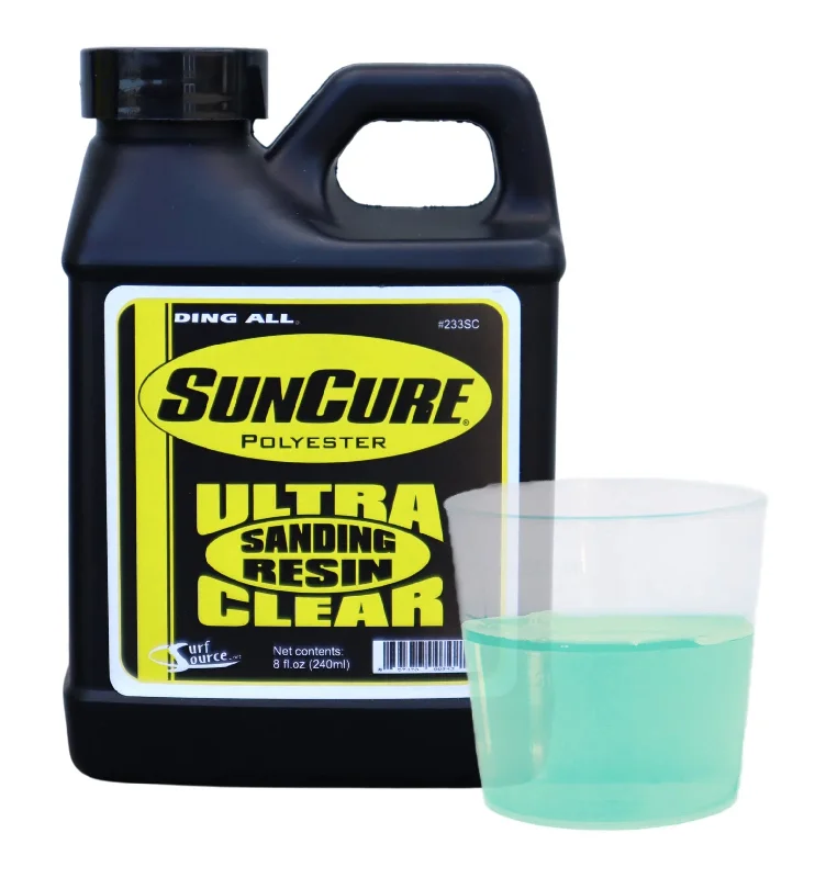 surfboards for effortless transitions-Ding All 1 Qt Suncure Polyester Sanding Resin