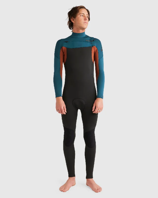 wetsuits with high-quality neoprene material-Mens 3/2mm Everyday Sessions Chest Zip Wetsuit