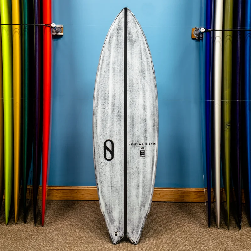 longboards with great traction for tight turns-Slater Designs Great White Twin Firewire Volcanic 5'10"