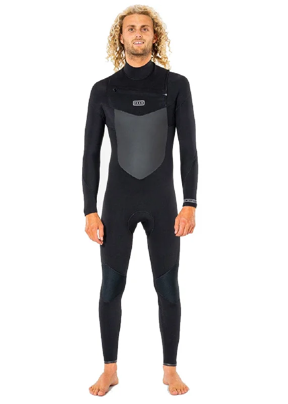 wetsuits with high-quality neoprene material-Peak Mens X-Dry Chest Zip 3/2mm Steamer Wetsuit