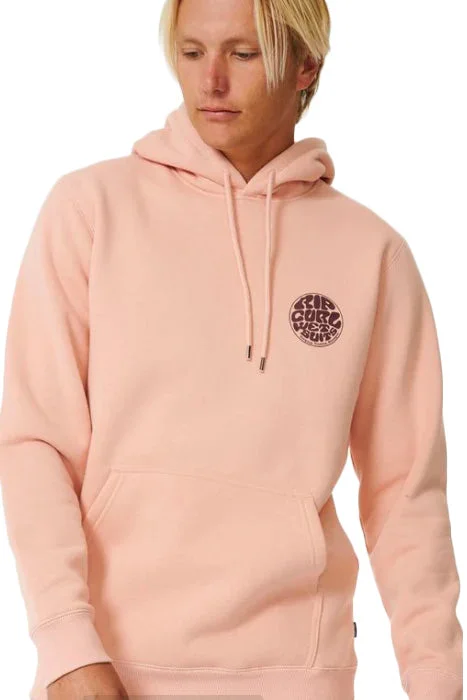 wetsuits for extended outdoor activities-Rip Curl Wetsuit Icon Hoodie - Light Peach