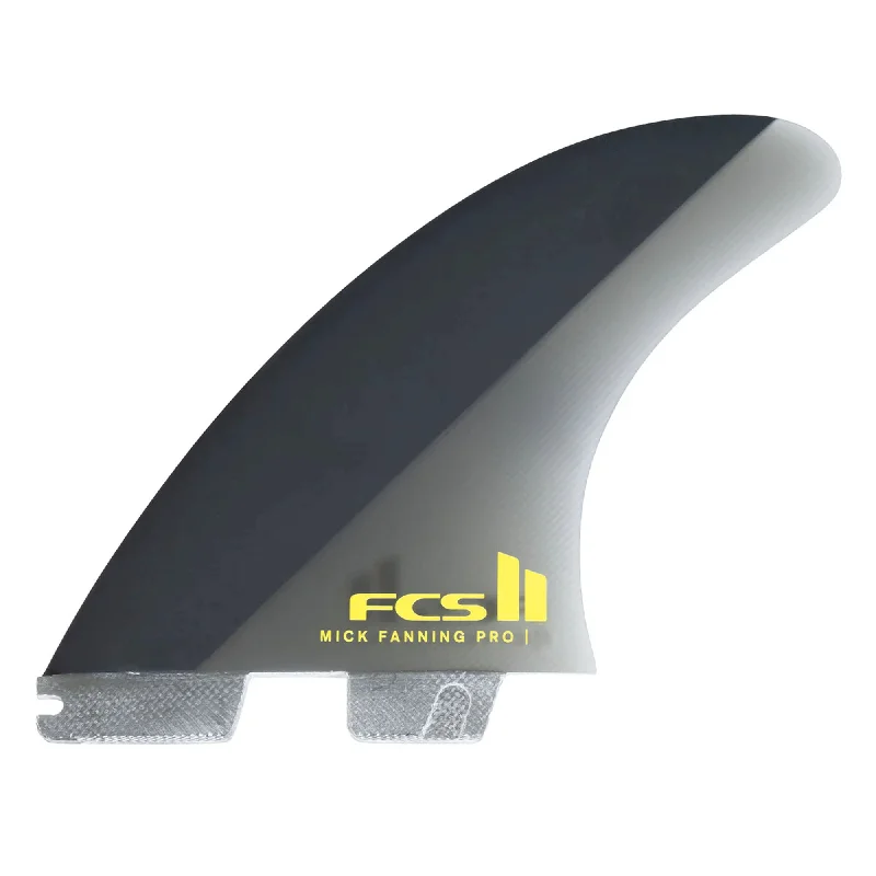 FCS II Mick Fanning Performance Glass Tri Surfboard Fins - Medium/Black Acid