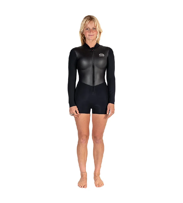 best wetsuits for women-Front Zip Boy Leg Spring Suit