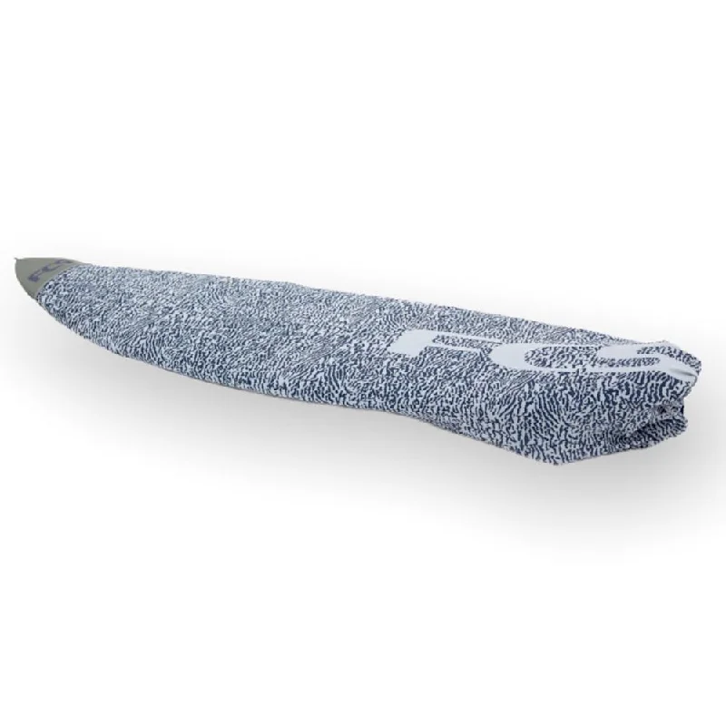 surfboards with wide tail for stability in bigger waves-FCS 8' Stretch Funboard Sock