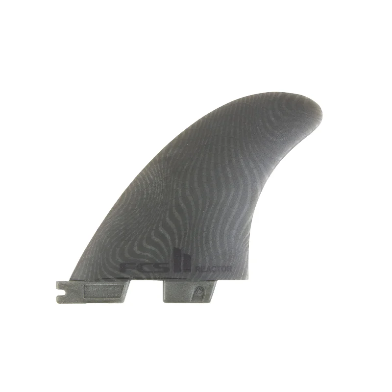 FCS II Reactor Neo Glass Tri Surfboard Fins - Medium/Ash